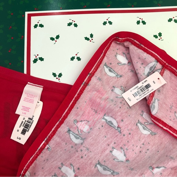 New Victoria’s Secret Cotton Panties Size Large - Christmas Holiday Winter - Picture 4 of 7